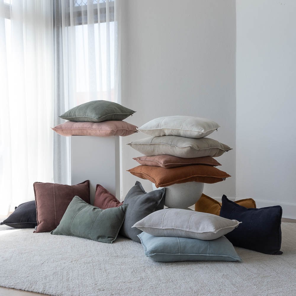 Luca® Linen Cushion - Black