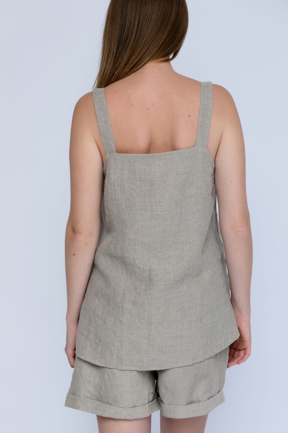 Clementine Linen Shorts - Natural