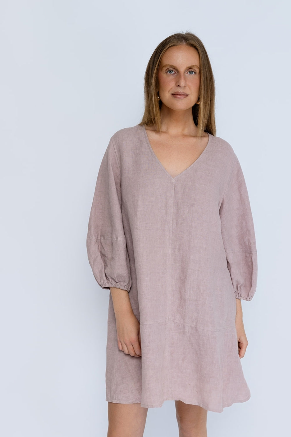 Fundamental Linen Ease Dress - Lilac