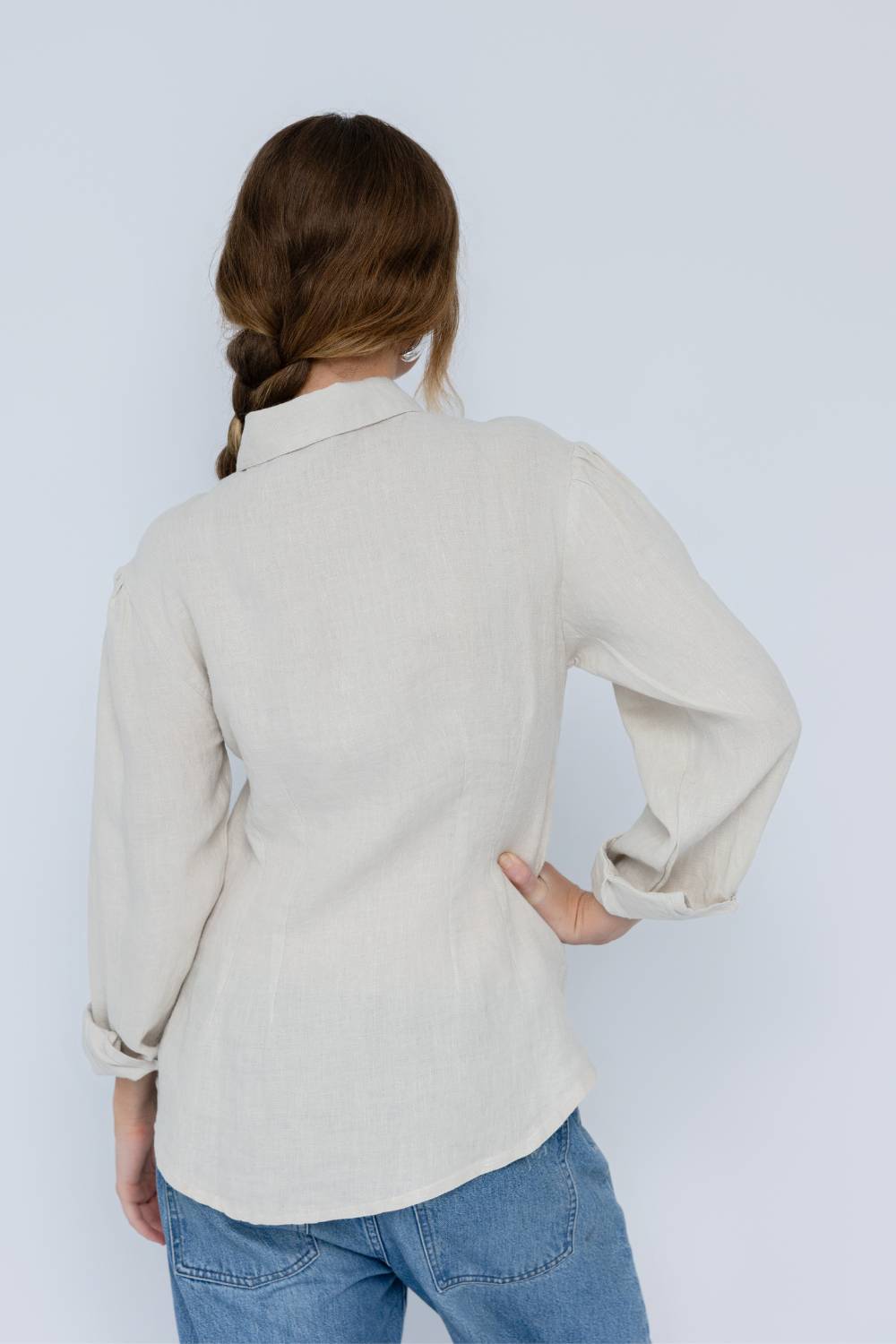 Copenhagen Linen Blouse - Natural