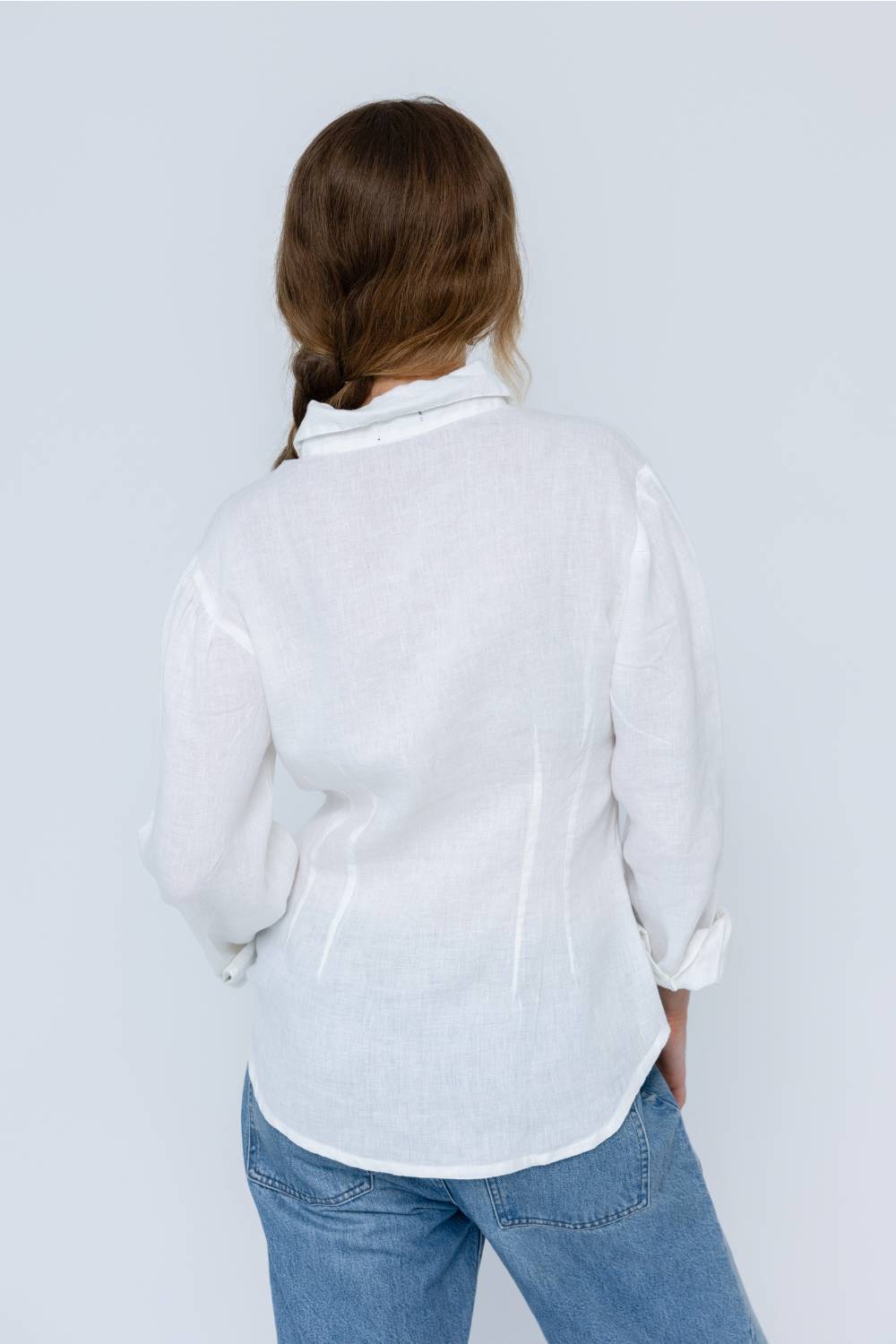 Copenhagen Linen Blouse - White