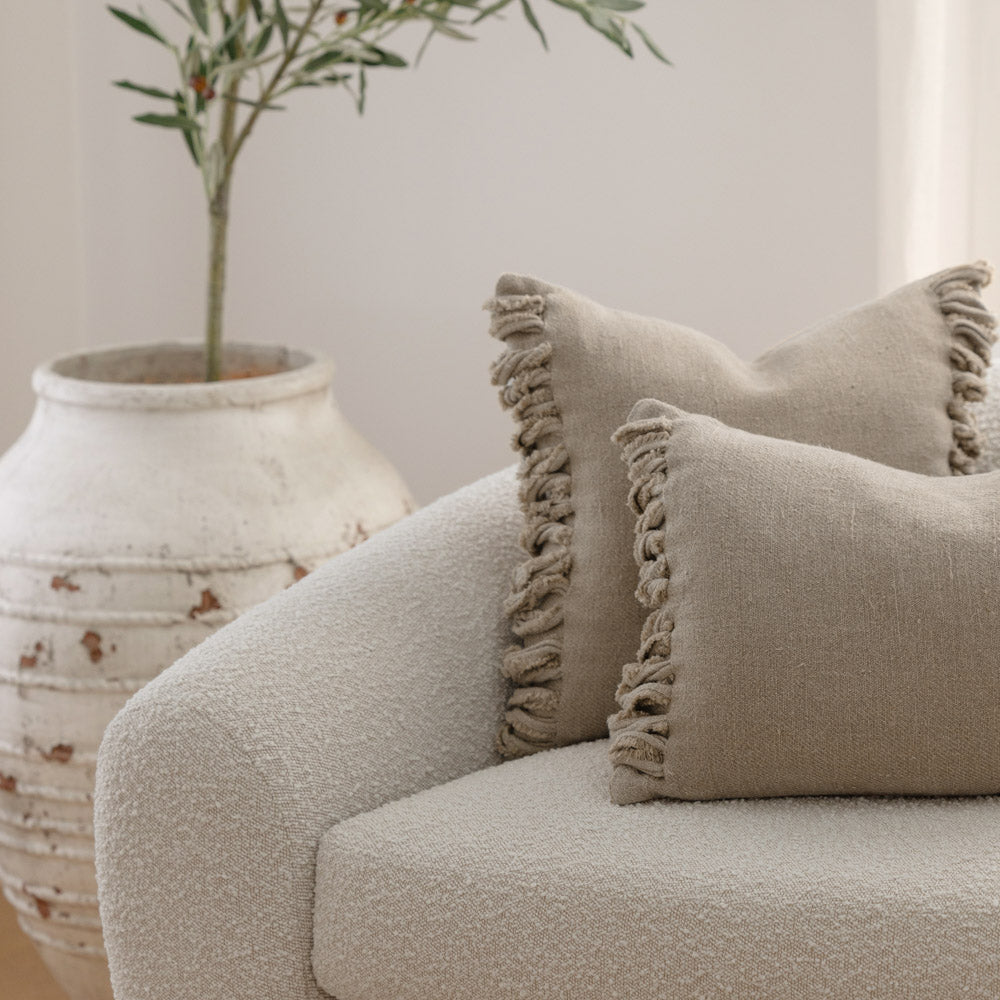 Aperitif Linen Cushion - Natural