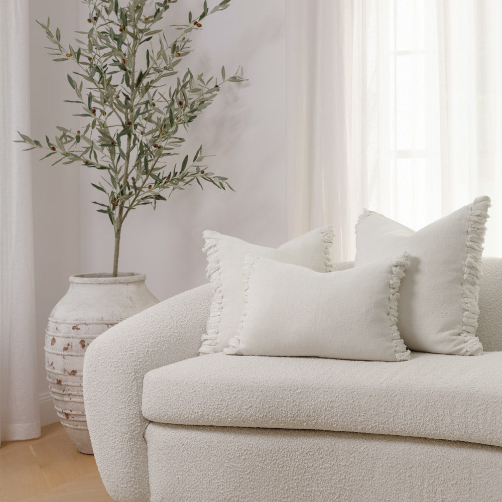 Aperitif Linen Cushion - Off White