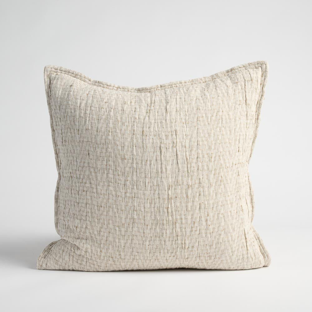 Blossom Reversible Cushion - Chocolate/Ivory