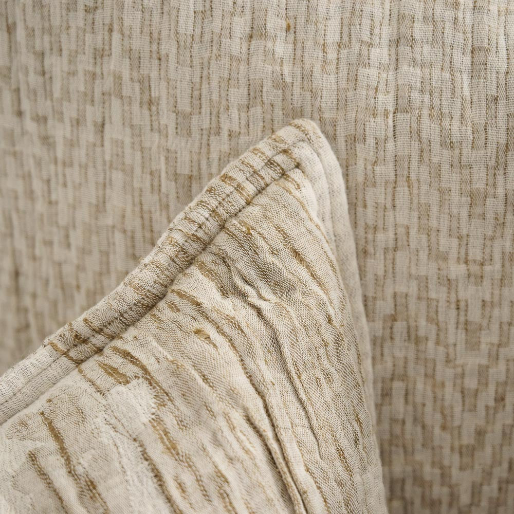 Blossom Reversible Cushion - Chocolate/Ivory