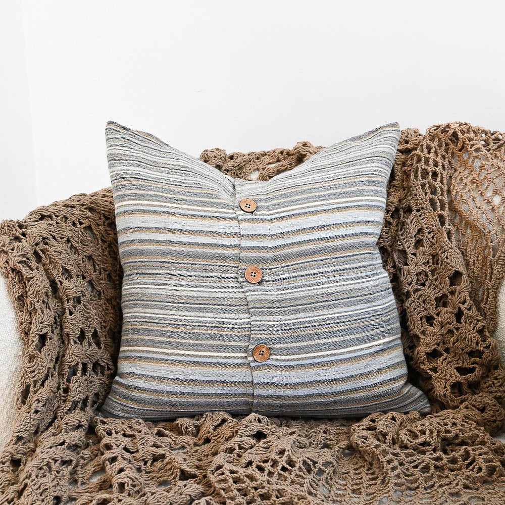 Coast Cushion - Multi Colour Stripes - Eadie Lifestyle
