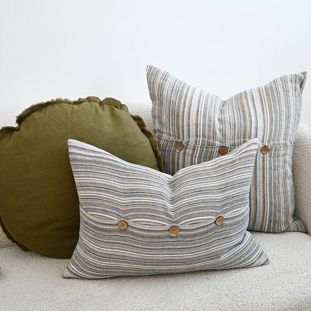 Coast Cushion - Multi Colour Stripes - Eadie Lifestyle