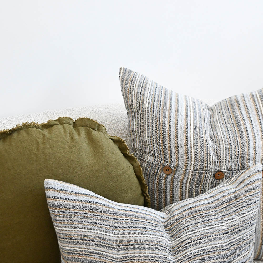 Coast Cushion - Multi Colour Stripes - Eadie Lifestyle