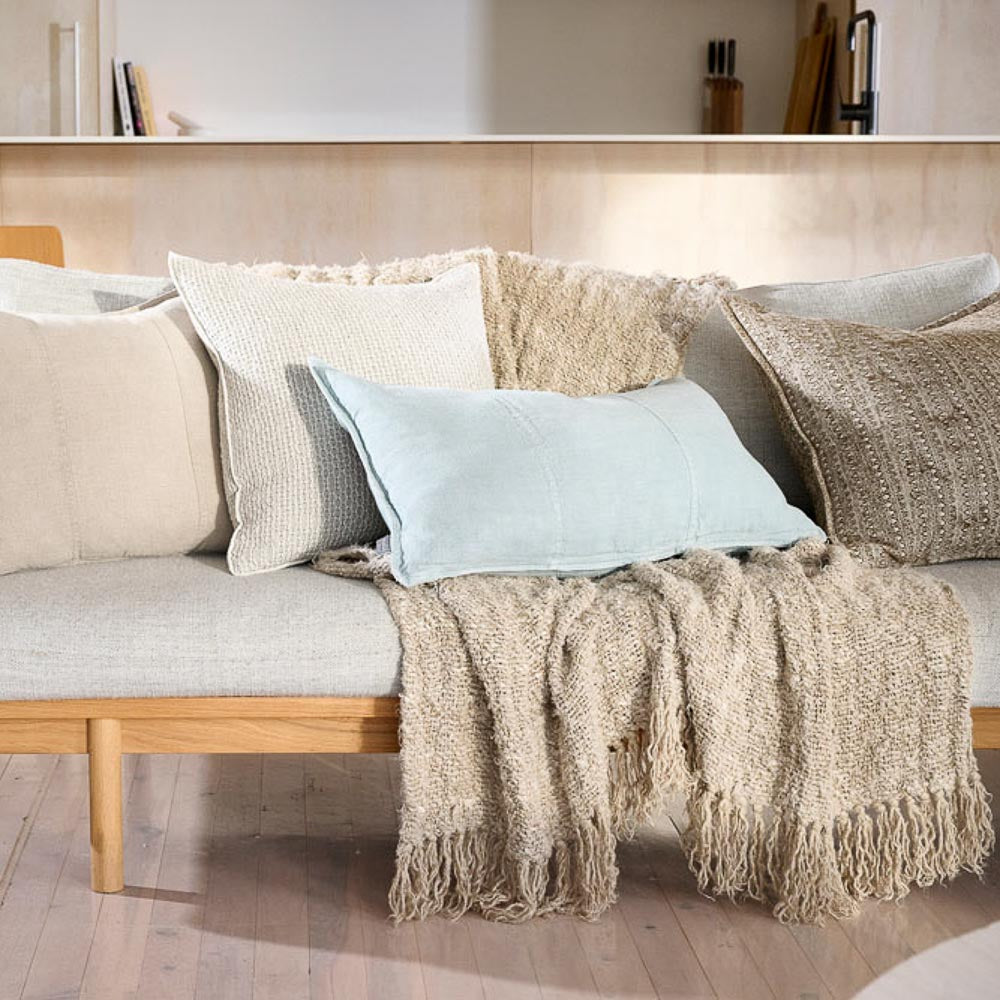 Luca® Linen Cushion - Sky