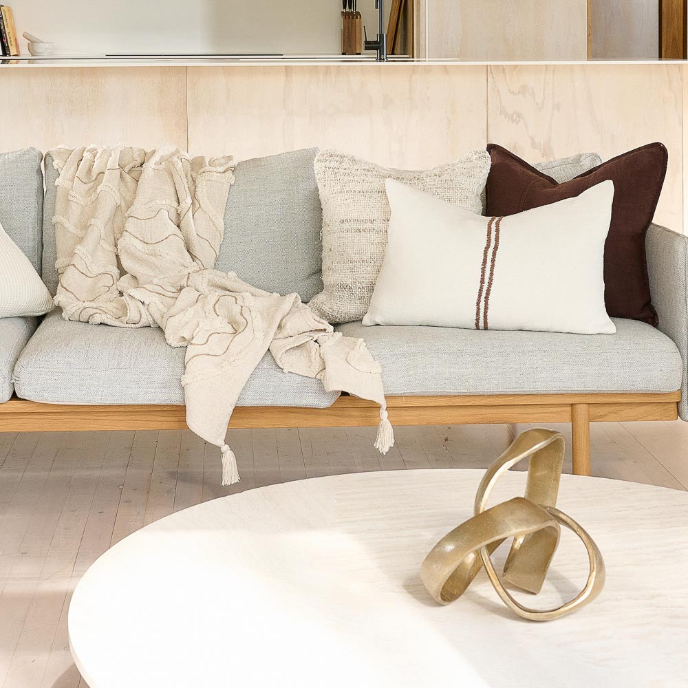 Lamond Throw - Ivory/Natural