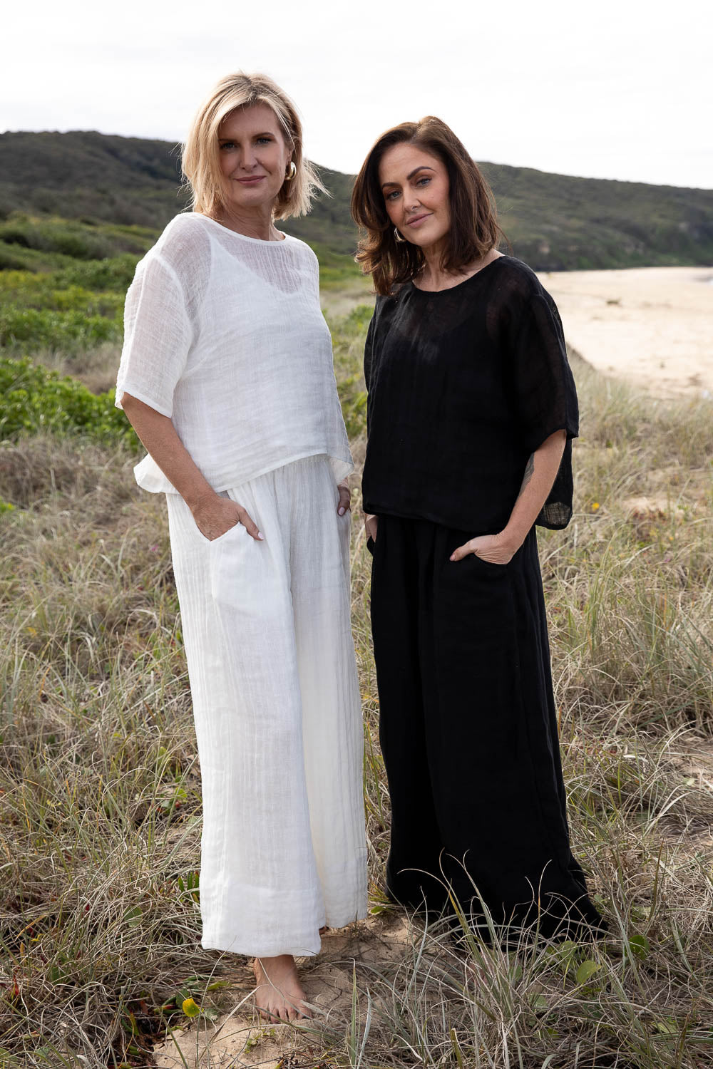 Arana Linen Pant - Off White - Eadie Lifestyle