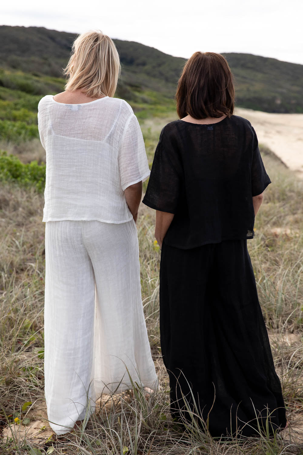 Olivia Linen Top - Off White - Eadie Lifestyle
