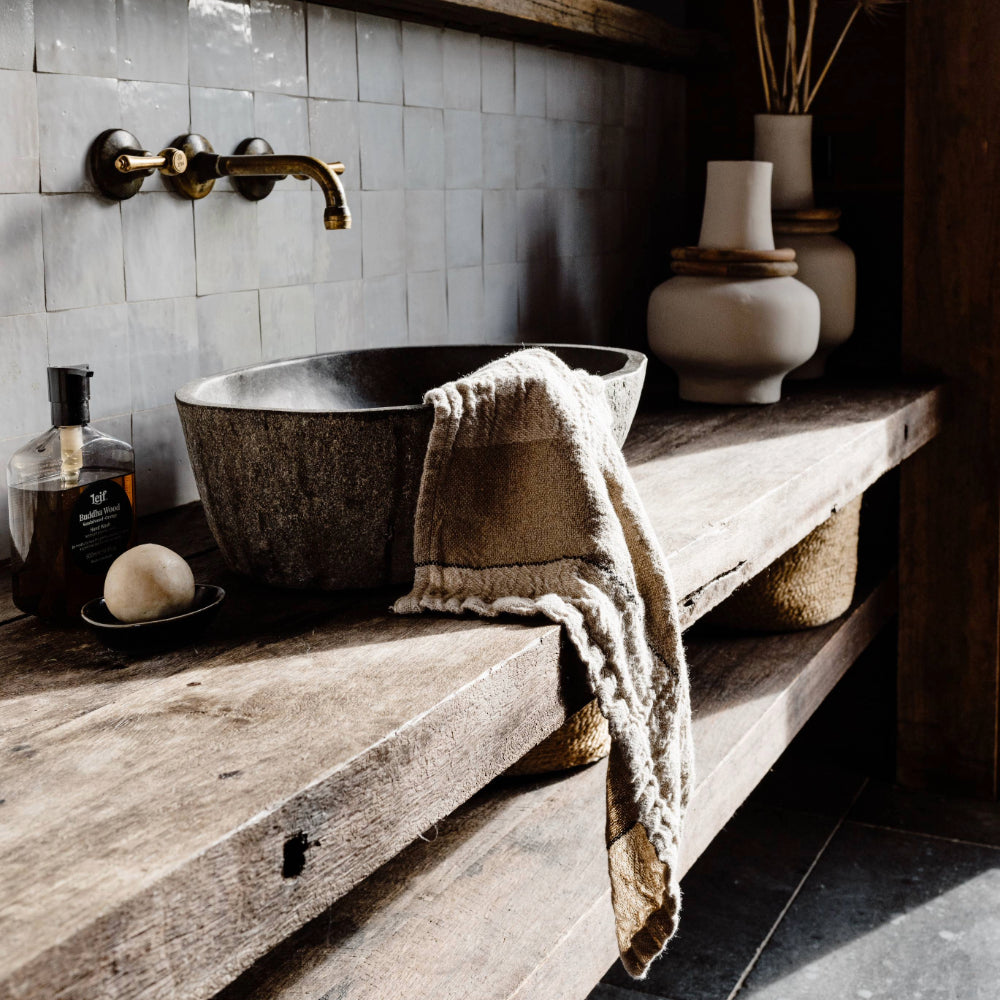 Retreat Linen Hand Towel - Set of 2