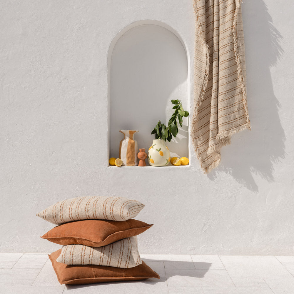 Alba Cushion - Nutmeg