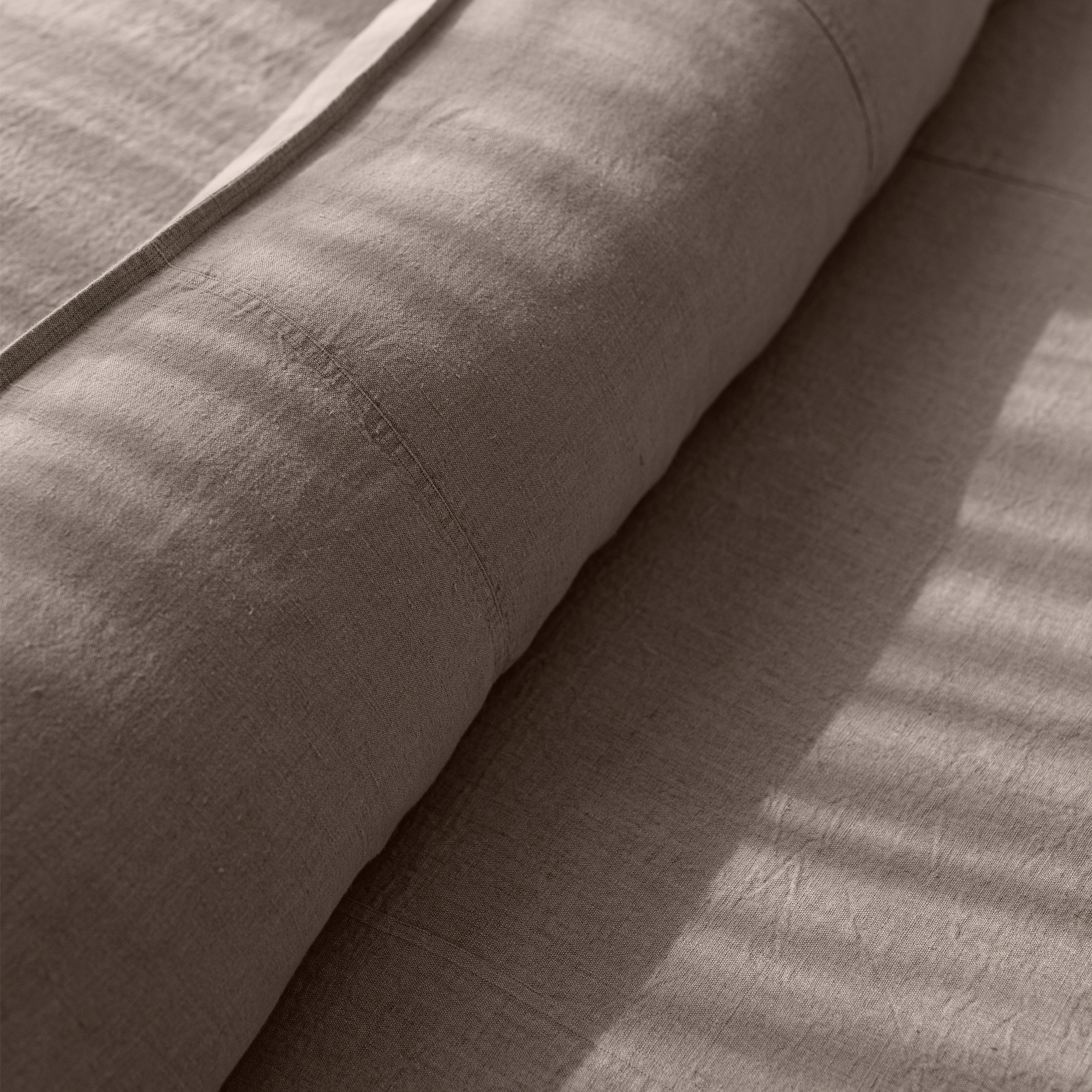 Luca Linen Bed Cover - Natural