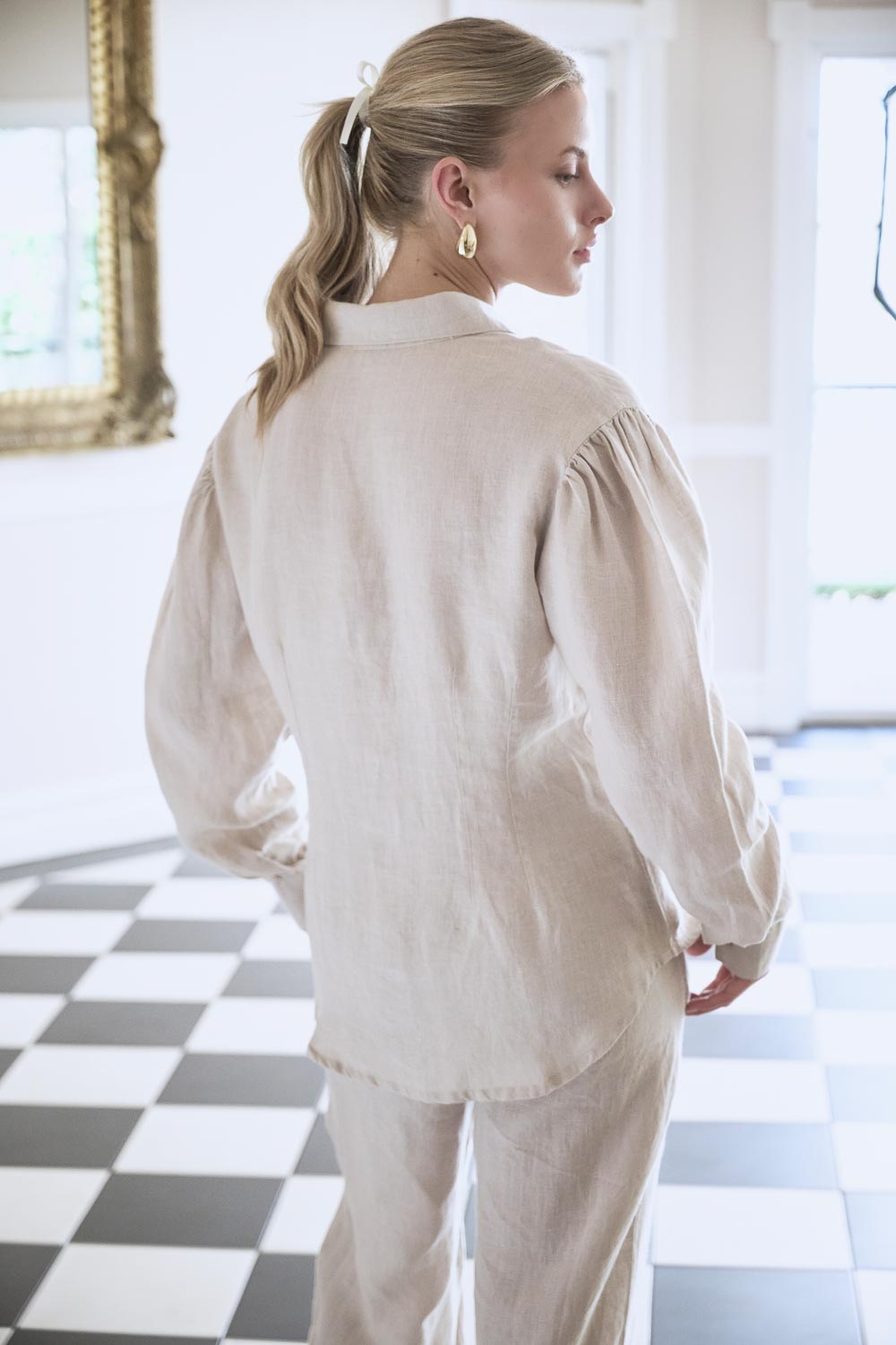 Copenhagen Linen Blouse - Natural