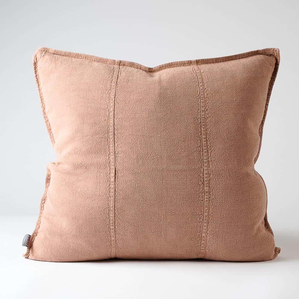 Luca® Linen Cushion - Clay
