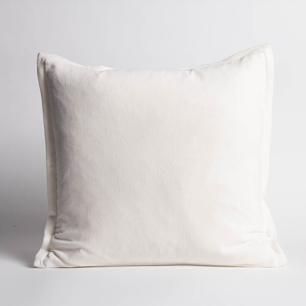 Evelyn Velvet Cushion - Off White - Eadie Lifestyle