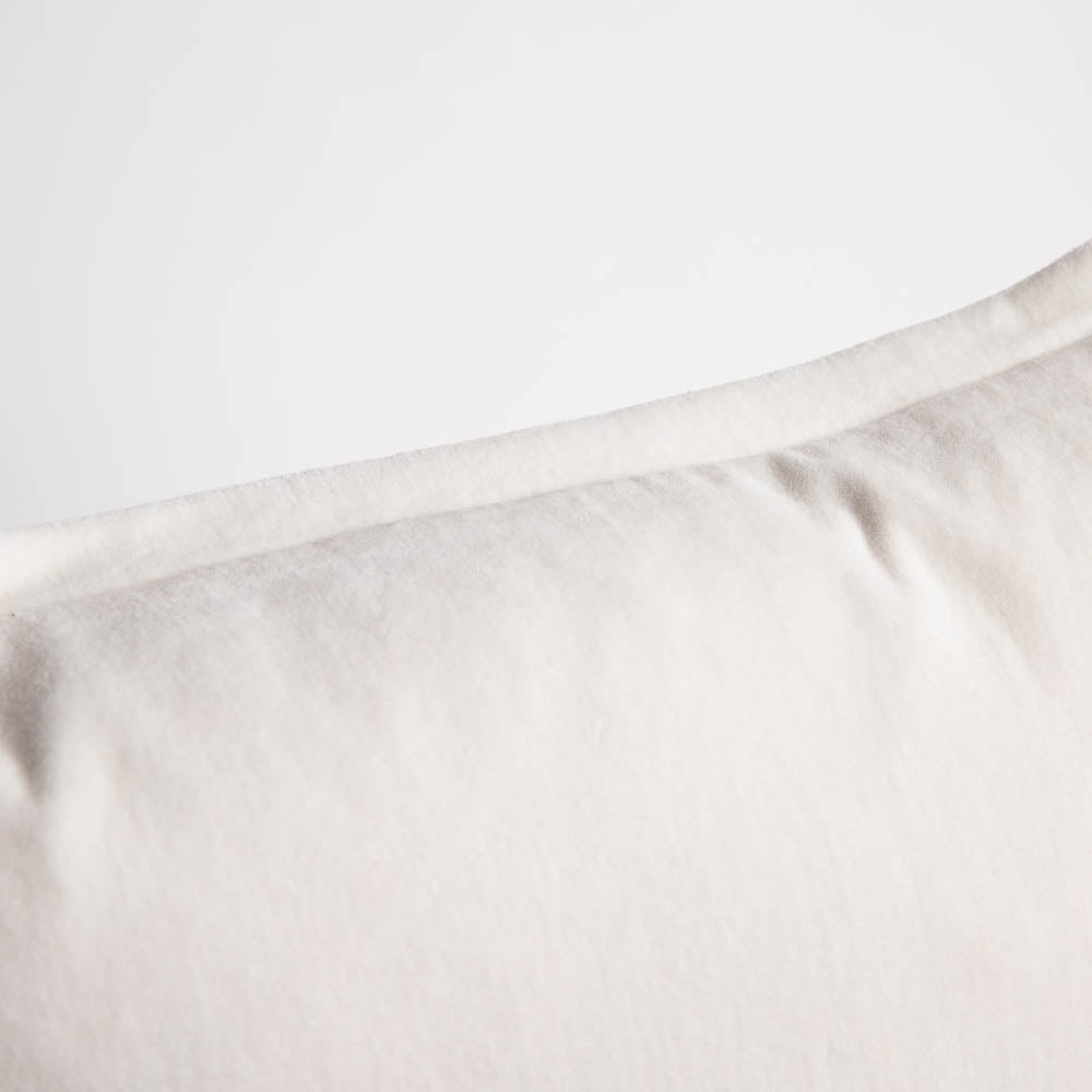 Evelyn Velvet Cushion - Off White - Eadie Lifestyle
