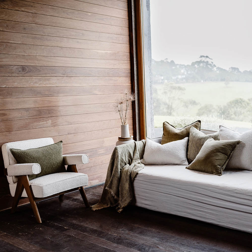 Kanso Cushion - Moss Green - Eadie Lifestyle