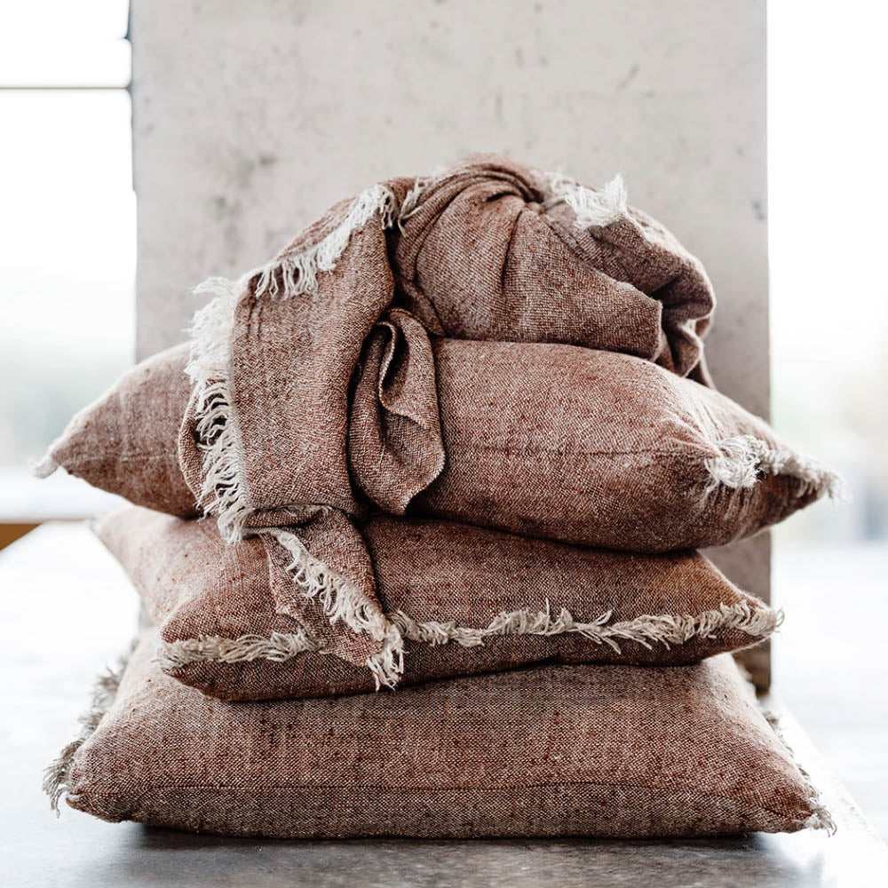 Tabako Linen Cushion - Eadie Lifestyle