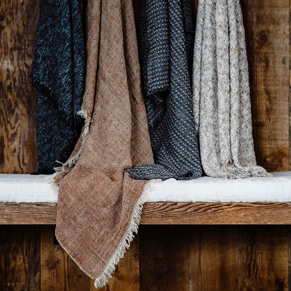 Tabako Linen Throw - Eadie Lifestyle
