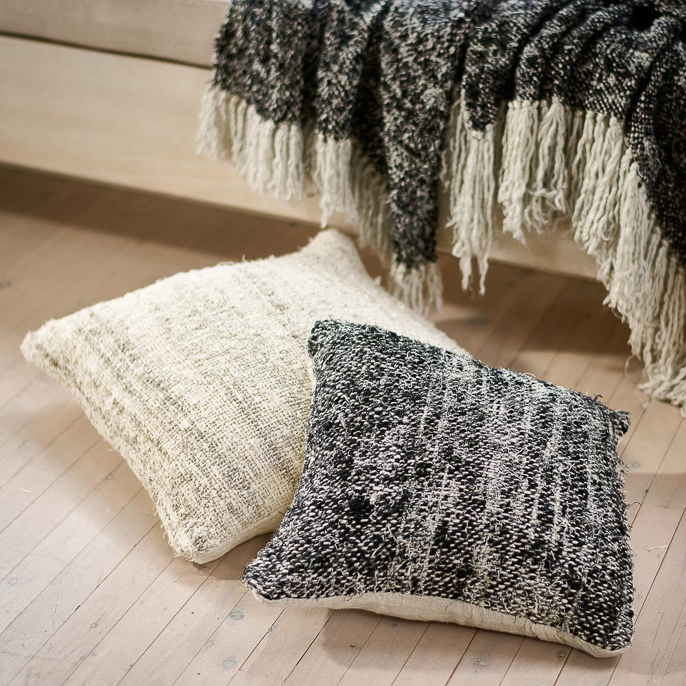Wabi Cushion - 100% Recycled Linen, Ivory
