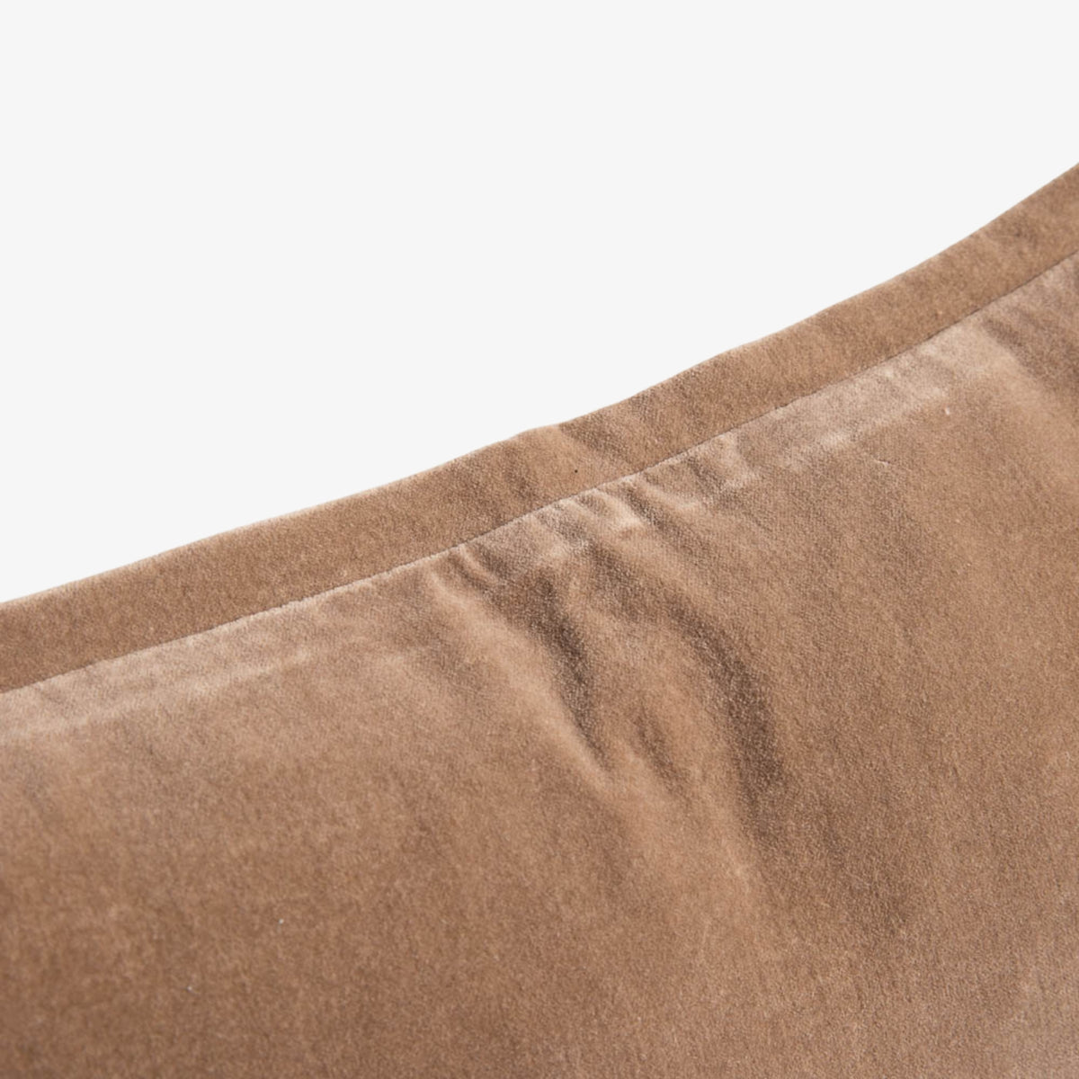 Evelyn Velvet Cushion - Natural