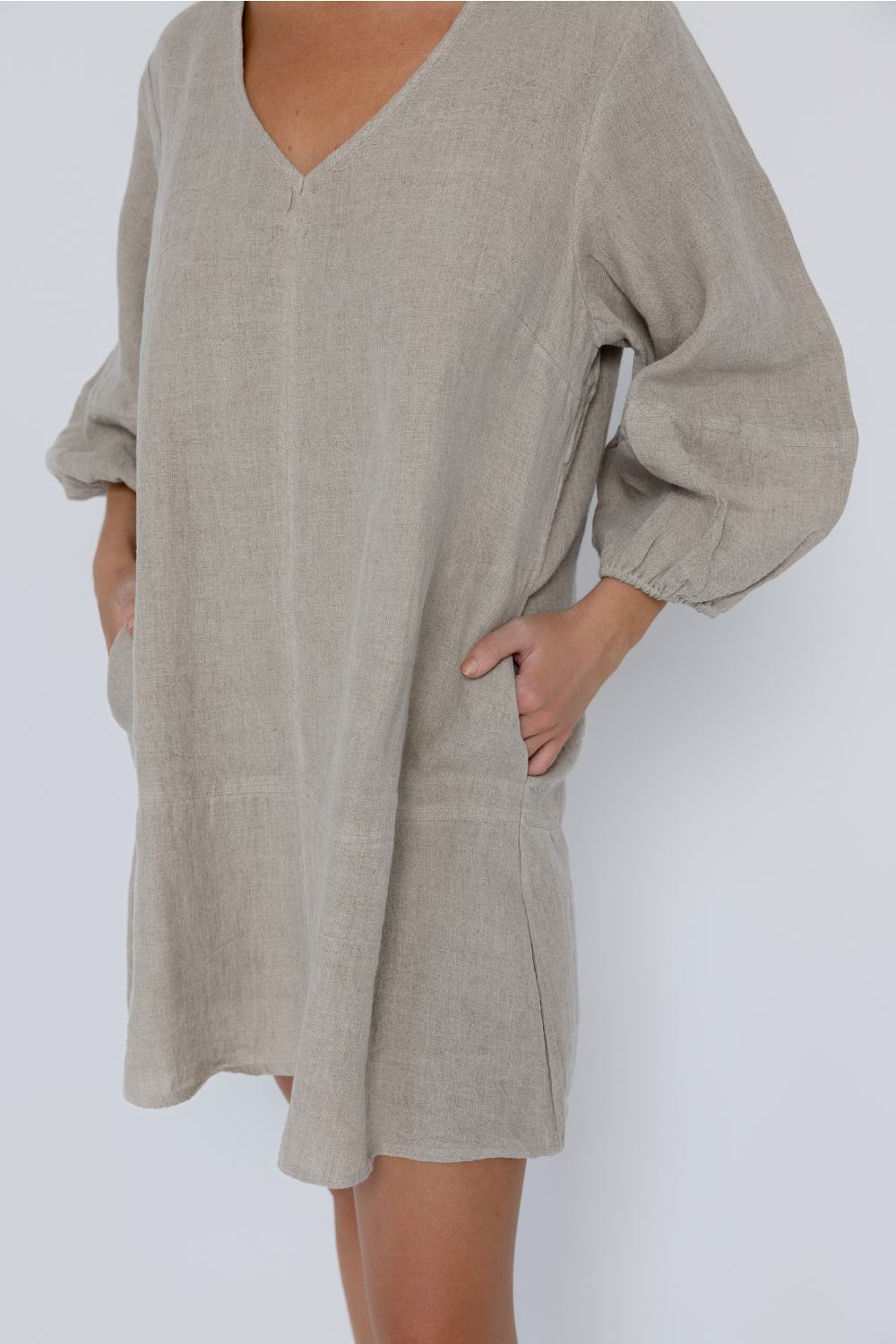 Fundamental Linen Ease Dress - Natural