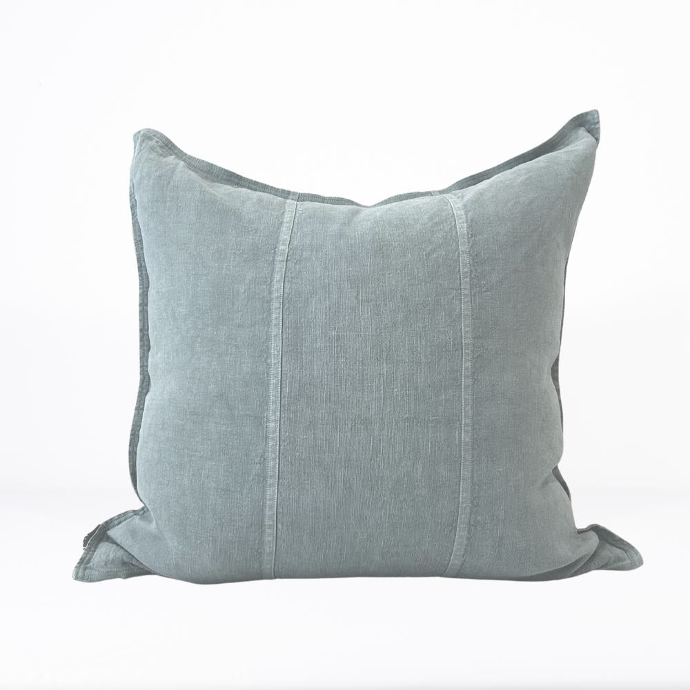 Luca® Linen Cushion - Storm Blue