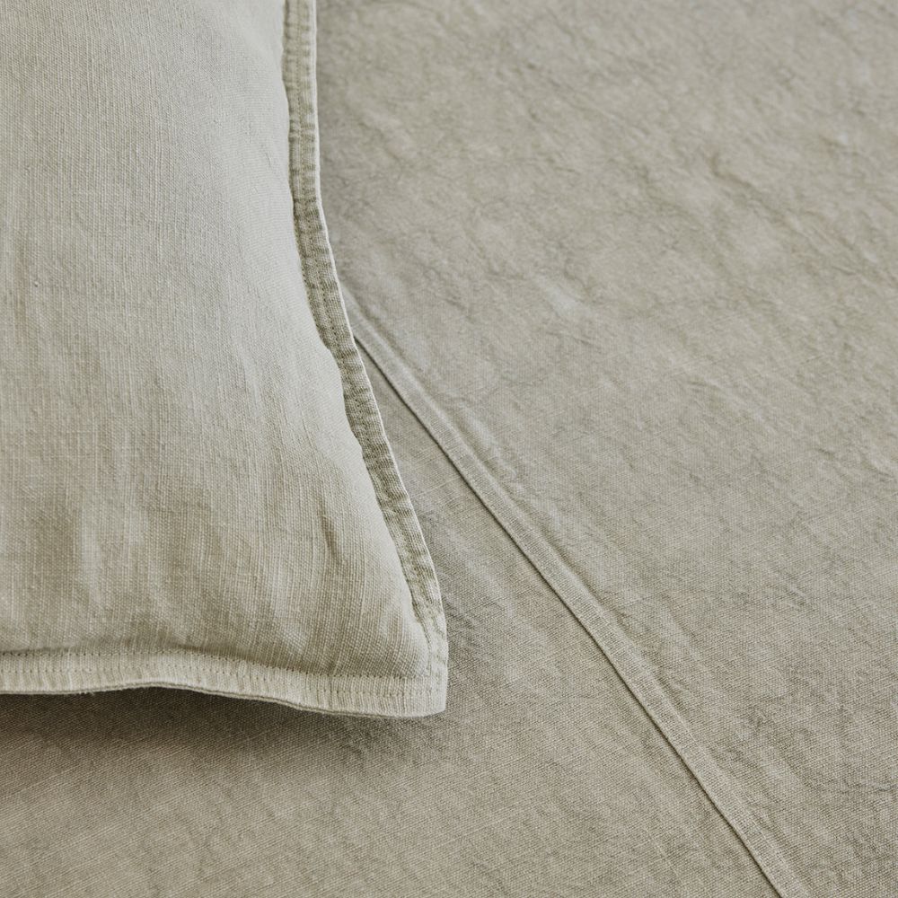 Luca Linen Cushion - Putty