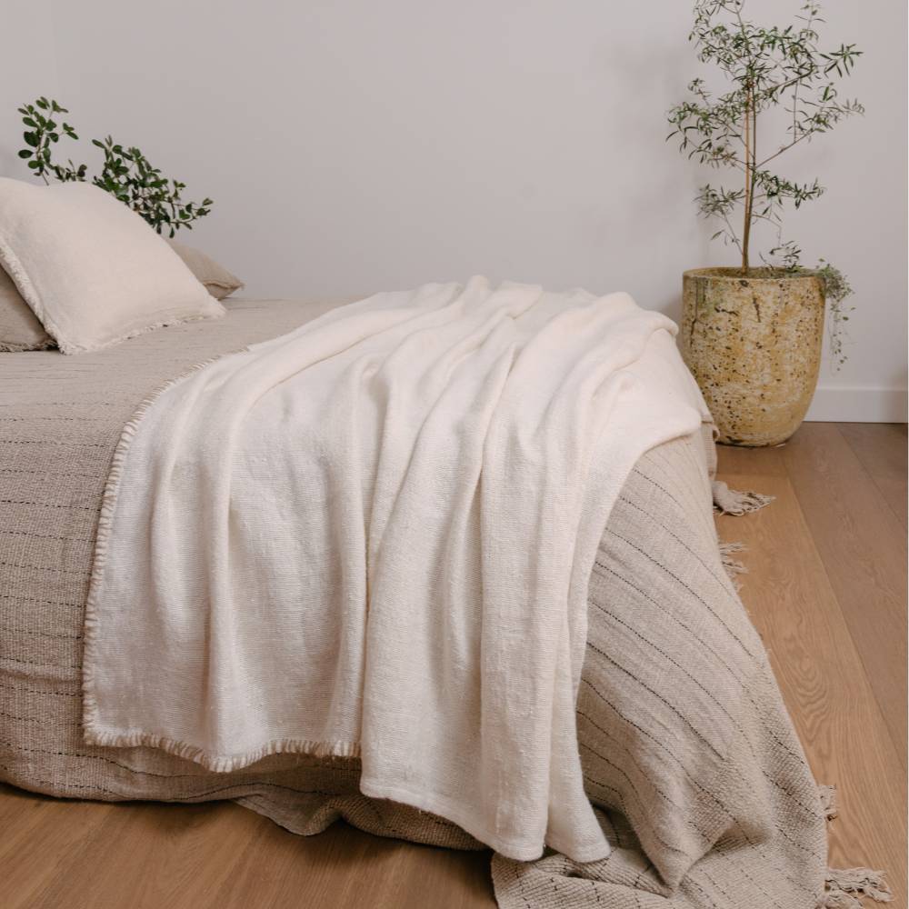 Bedouin Bed Sash - Ivory