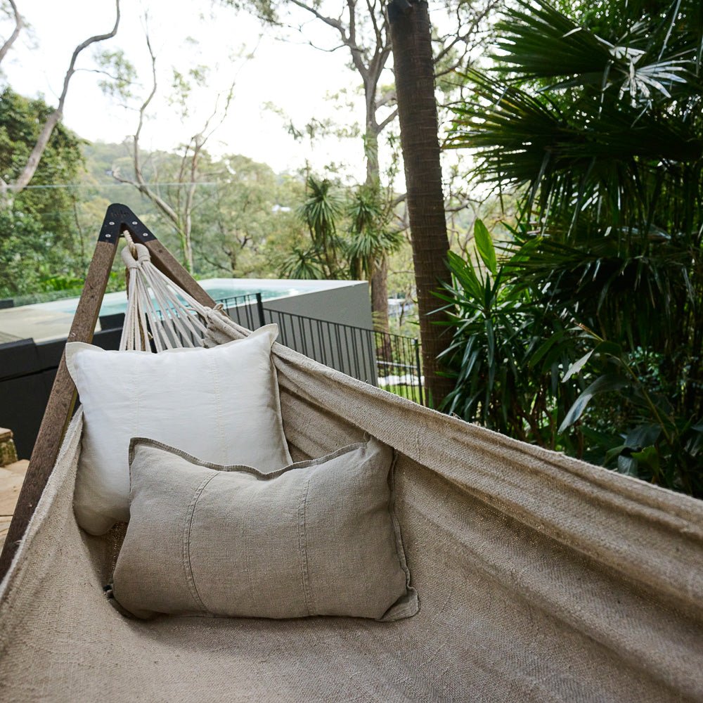 Bedouin Handwoven Linen Hammock - Eadie Lifestyle