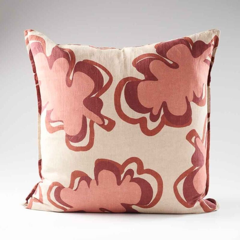 Gidget Natural/Rose Cushion - Eadie Lifestyle