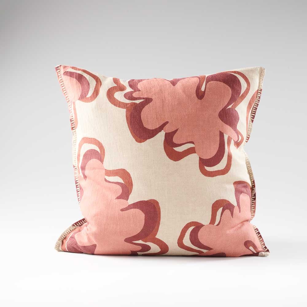 Gidget Natural/Rose Cushion - Eadie Lifestyle