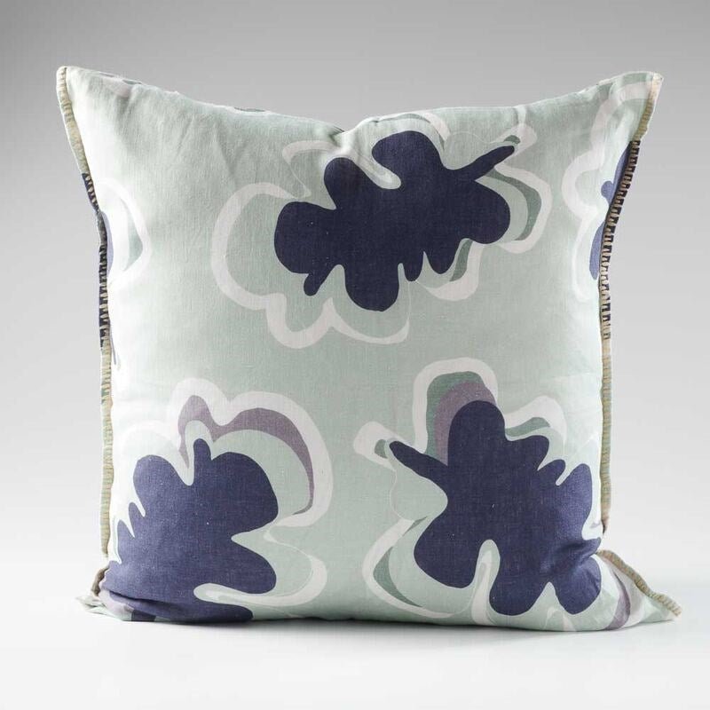 Gidget Sea mist/Navy Cushion - Eadie Lifestyle