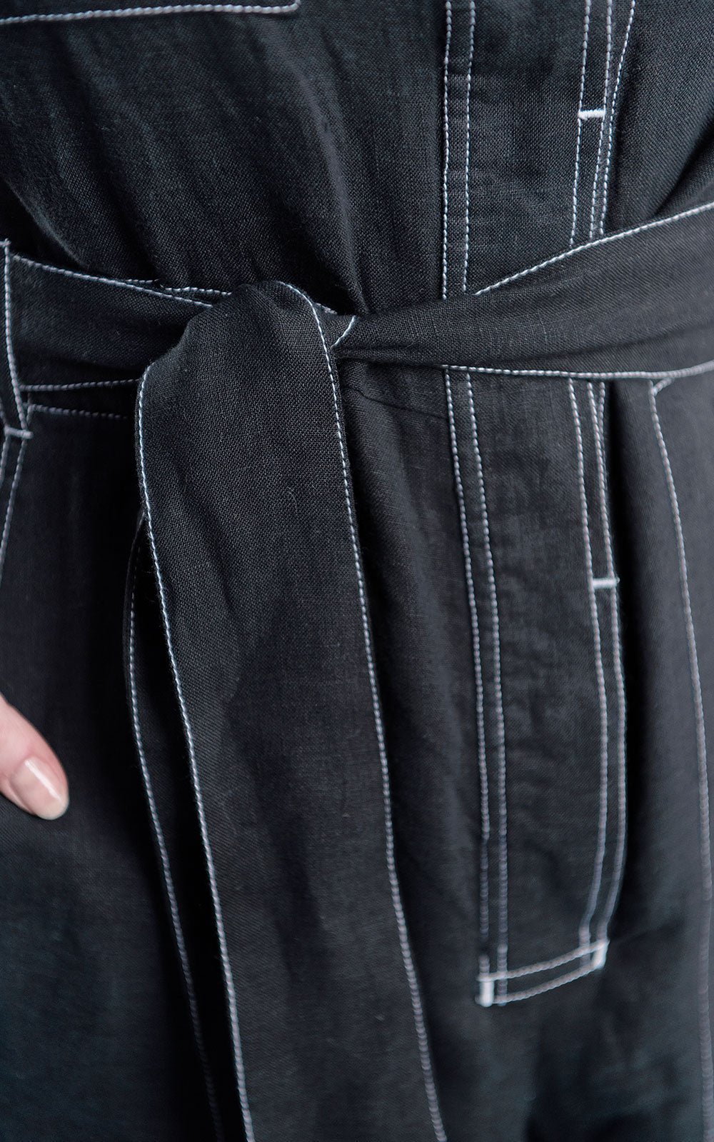 Moda Linen Suit - Black - Eadie Lifestyle