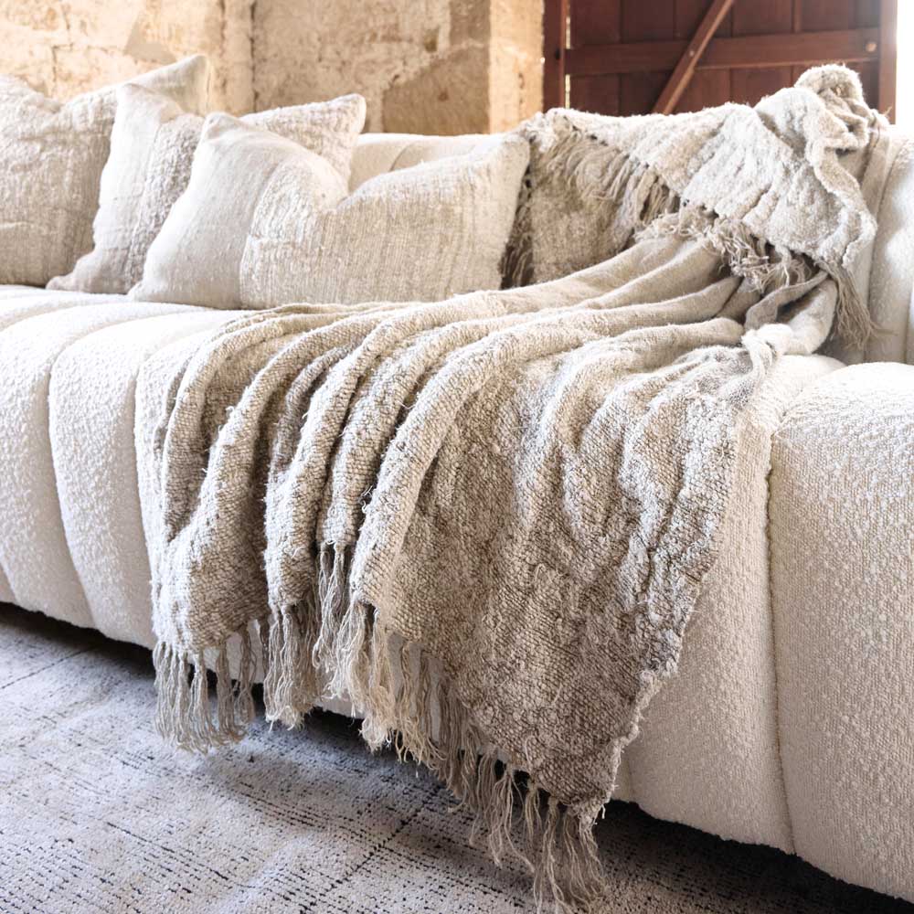 Raffine Linen Throw - Eadie Lifestyle