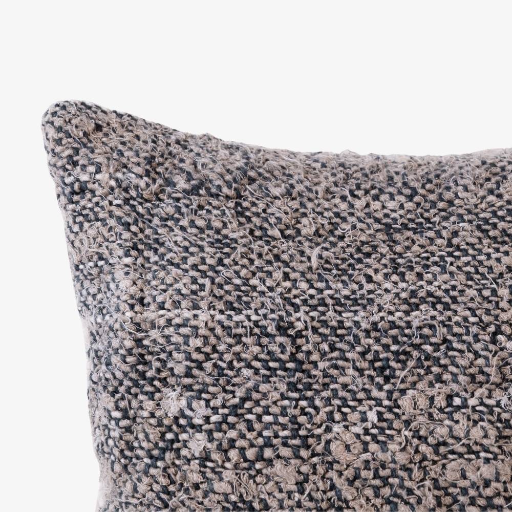 Textured pillow with a pattern on a white background