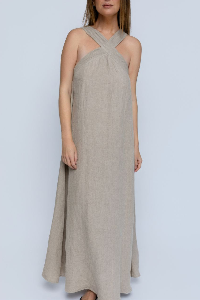 Anouk Linen Dress - Natural