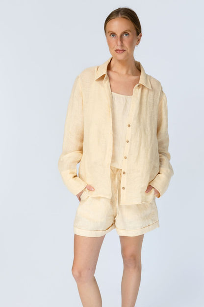 Bisous Shirt - Soft Butter