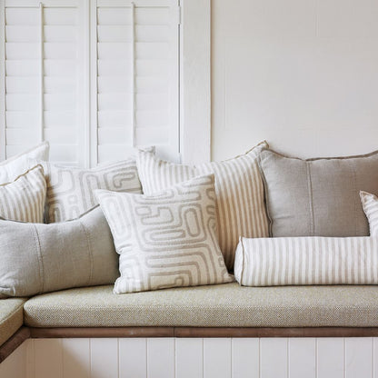 Drift Cushion - White/Natural