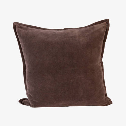 Brown pillow on a white background
