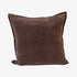 Brown pillow on a white background