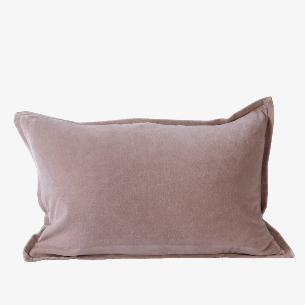 Brown pillow on a white background