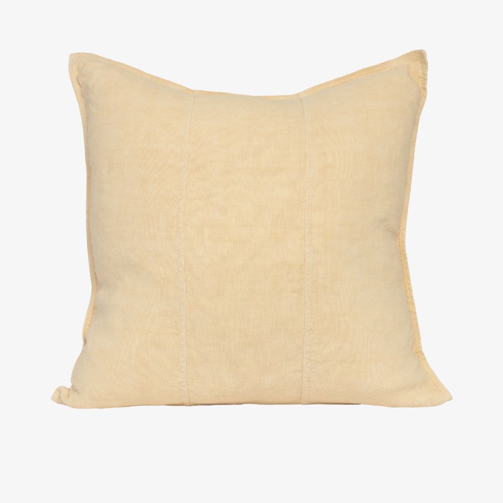 Luca Linen Cushion - Soft Butter