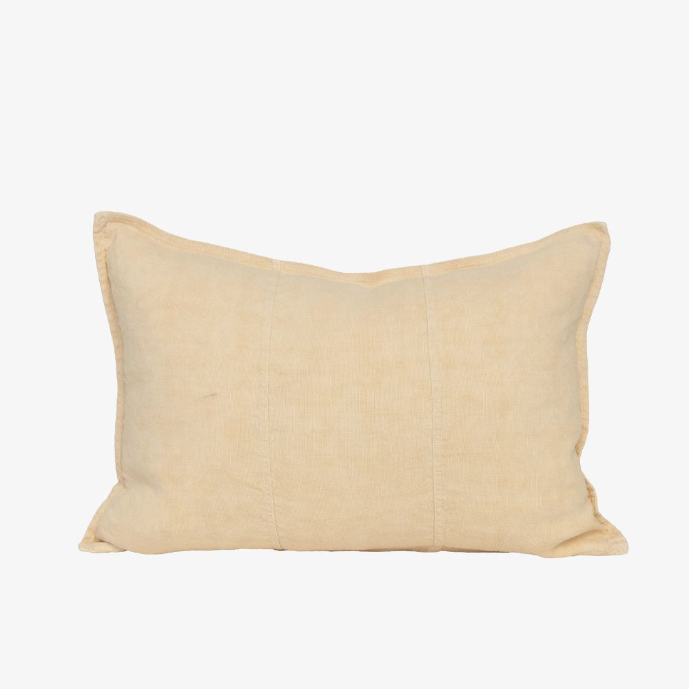 Luca Linen Cushion - Soft Butter