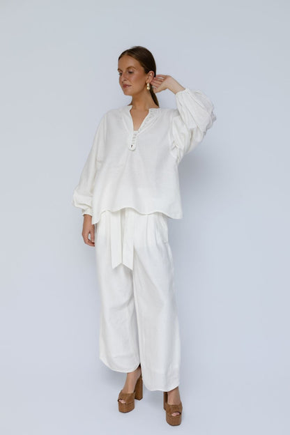 Sylvie Pants - Ivory