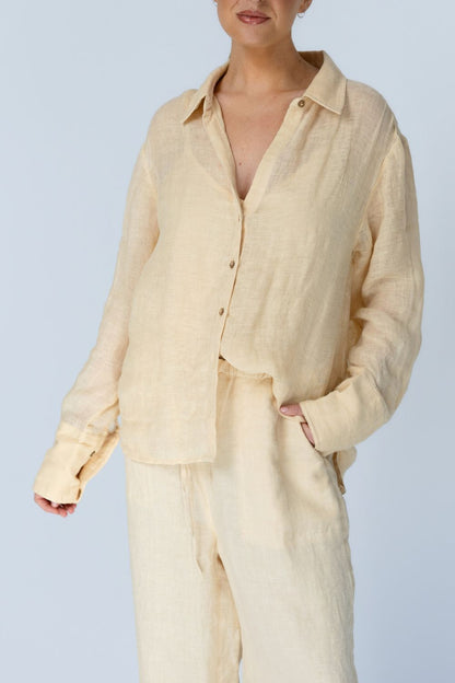 Bisous Shirt - Soft Butter