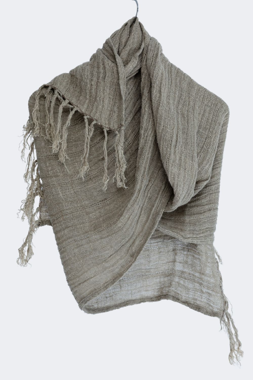 Aira Linen Scarf - Natural